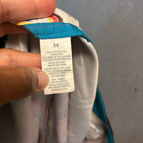 Vintage OP Ocean Pacific Board Shorts 34 Surf Swim Trunks Tropical Surfing Skate - Picture 3 of 16